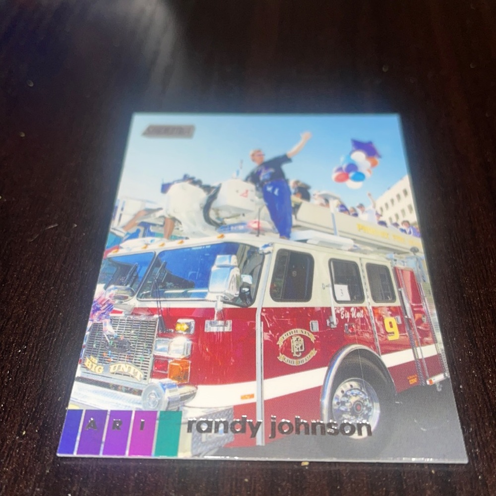 Randy Johnson Baseball Card!